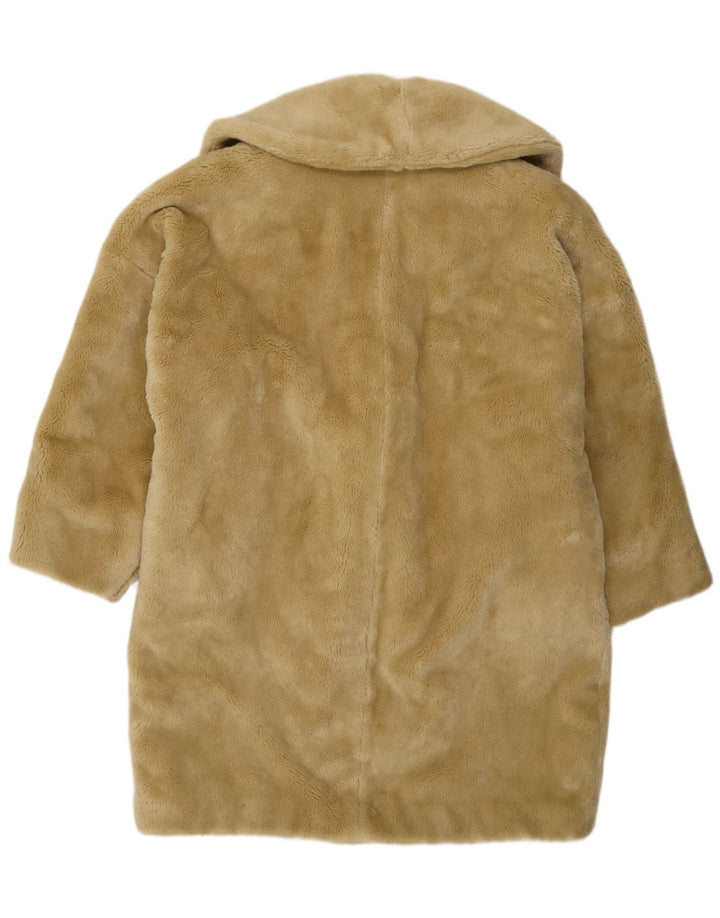 Casaco feminino oversized com peito duplo Penny Black Reino Unido 10 pequeno bege