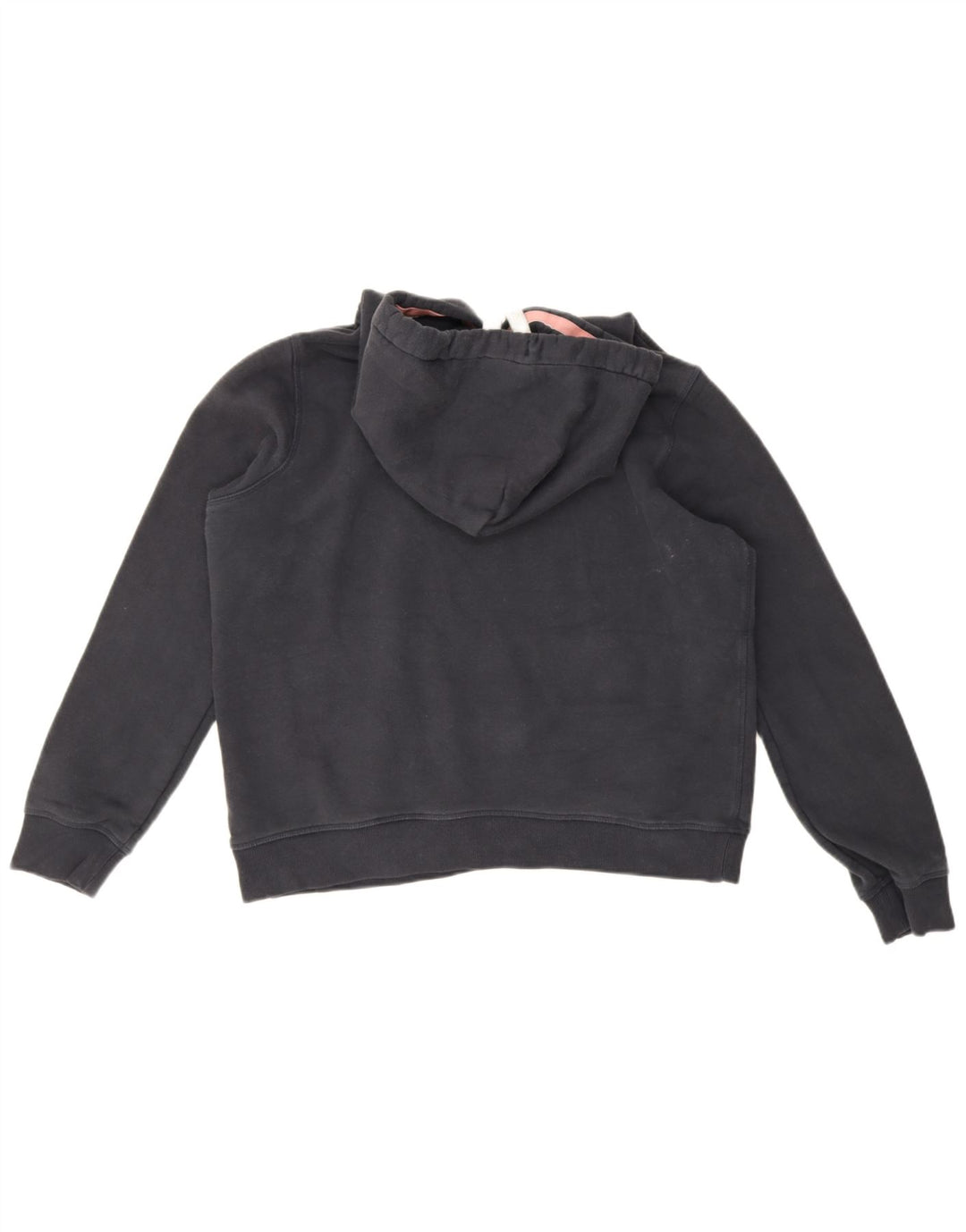 Jack Wills moletom feminino com capuz grande e gráfico UK 12 médio azul marinho