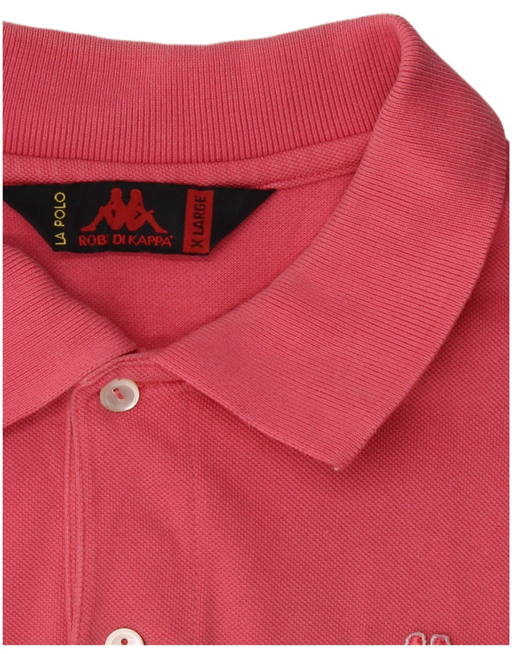 Camisa polo masculina KAPPA XL algodão rosa
