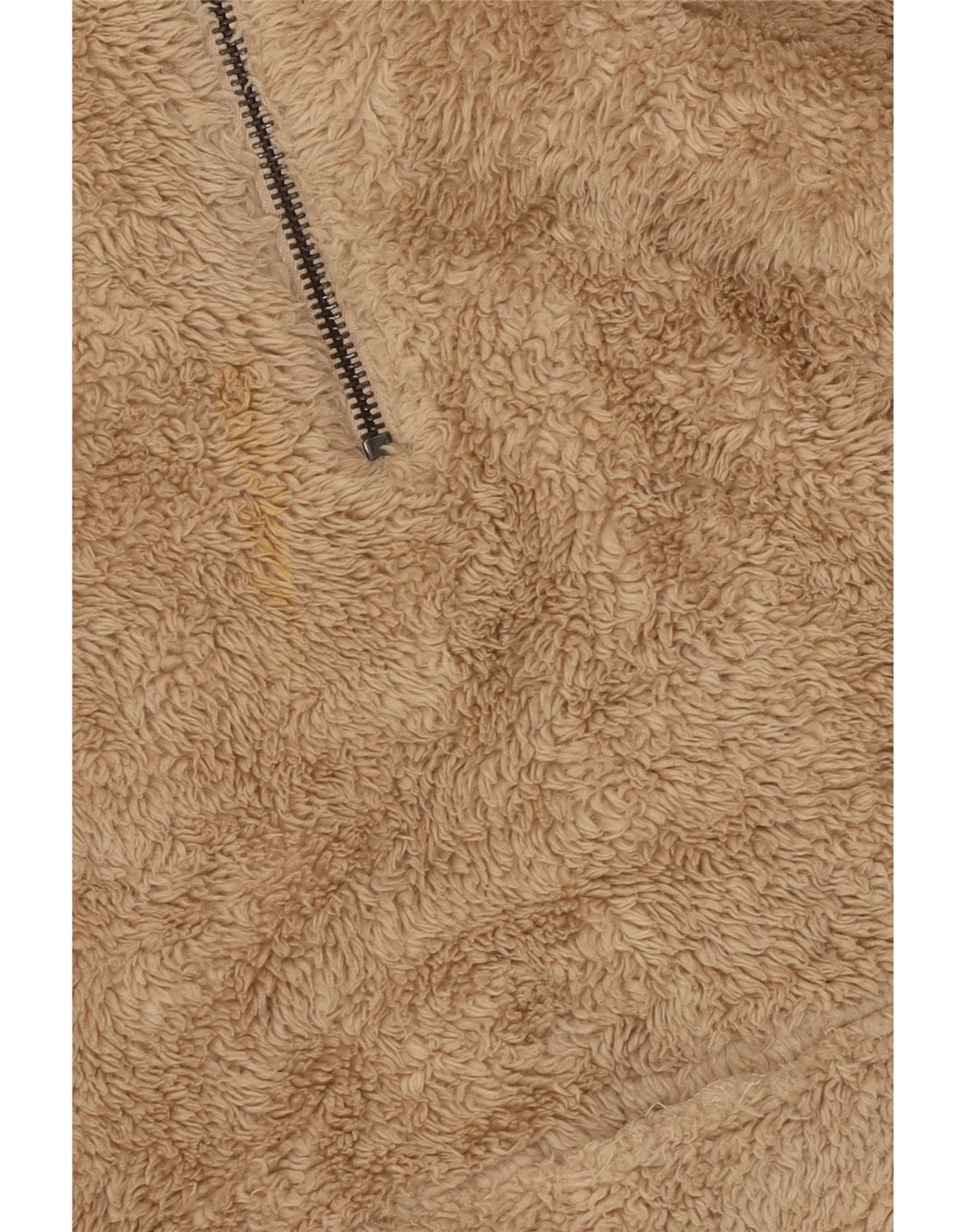 Suéter de lã com capuz masculino ZARA grande bege