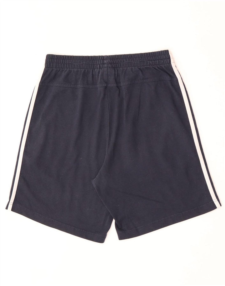 Adidas Mens Sport Shorts Médio Azul Marinho Algodão