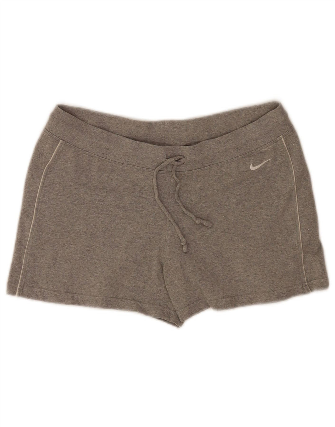 Shorts esportivos regulares femininos Nike UK 10/12 cinza médio