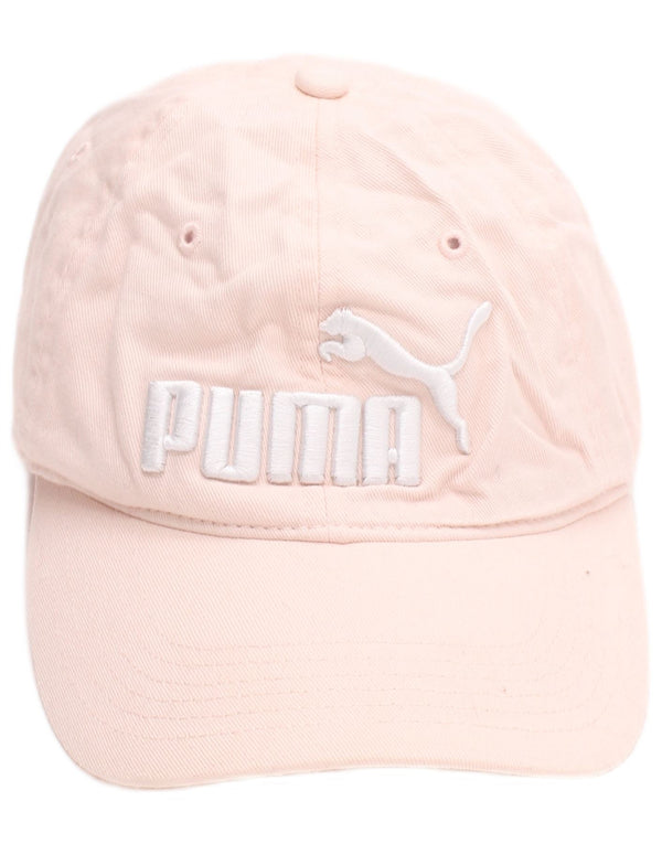 Boné de beisebol gráfico feminino Puma tamanho único algodão rosa