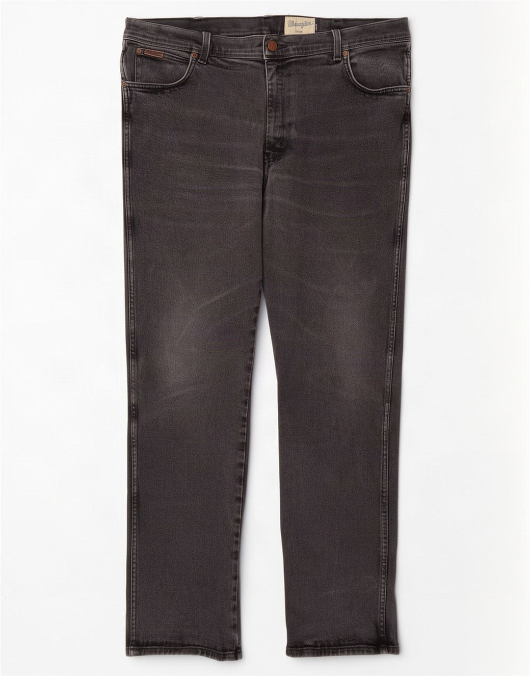 Wrangler Masculino Texas Straight Jeans W40 L34 Cinza Algodão