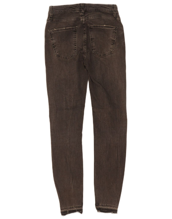 Calça jeans skinny feminina Zara EU 36 XS W26 L28 cinza