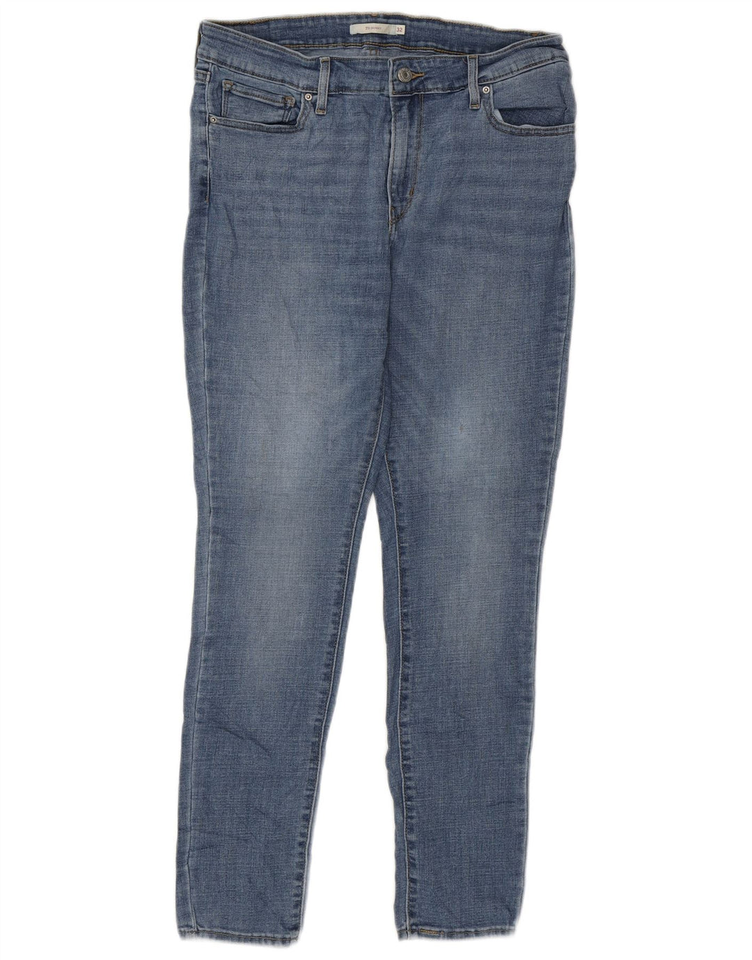 Calça jeans feminina Levi's 711 skinny W32 L30 azul algodão