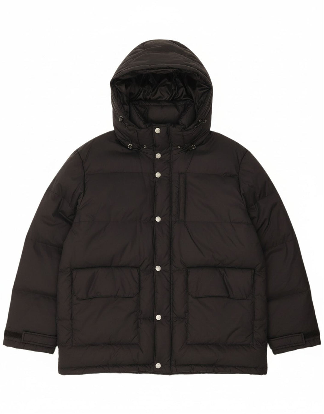 Jaqueta masculina acolchoada com capuz INVICTA UK 42 XL poliéster preto