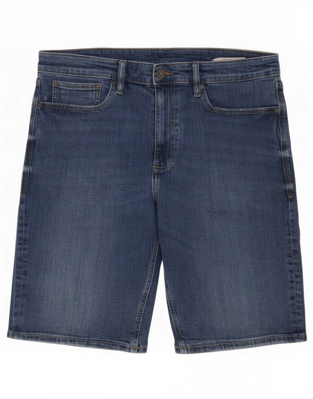 Shorts jeans masculino Marks & Spencer grande W34 azul algodão