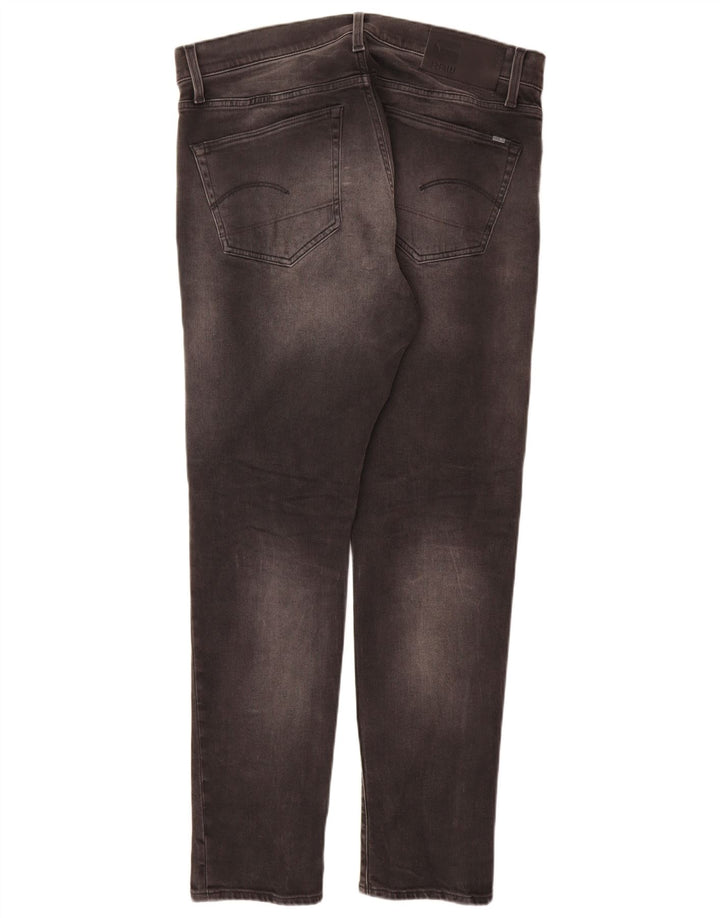 G-Star Masculino Slim Jeans W34 L32 Algodão Cinza