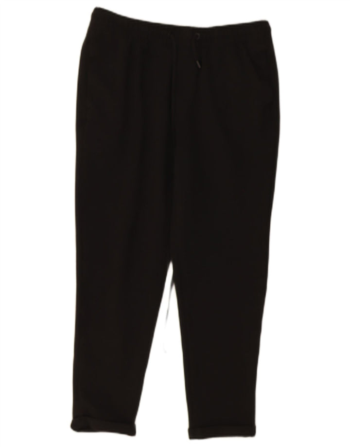 ZARA Calça feminina justa cortada média W28 L23 preta