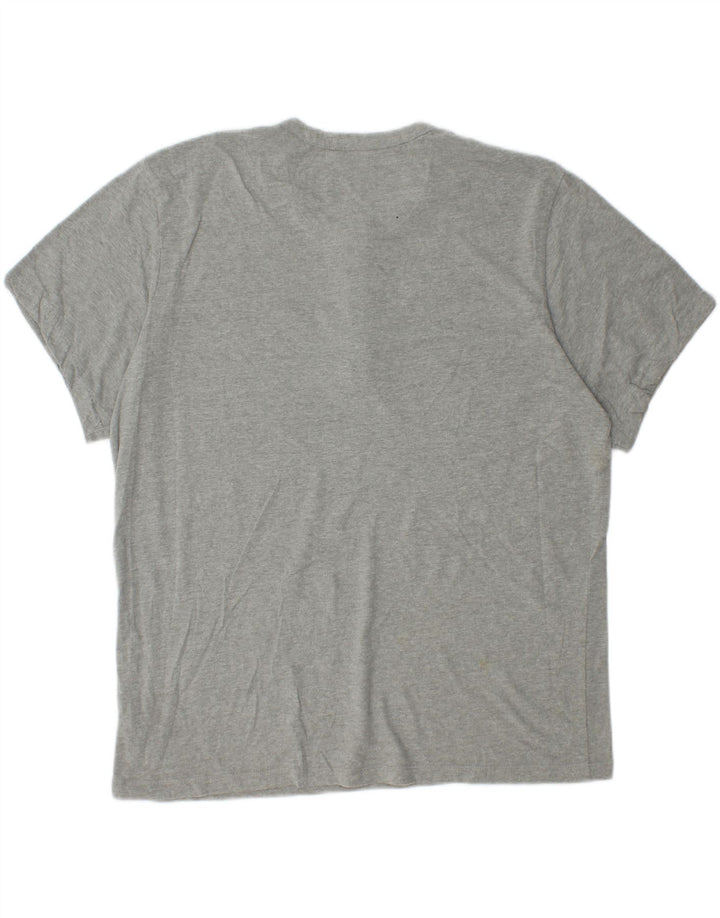 Camiseta masculina EDDIE BAUER grande algodão cinza