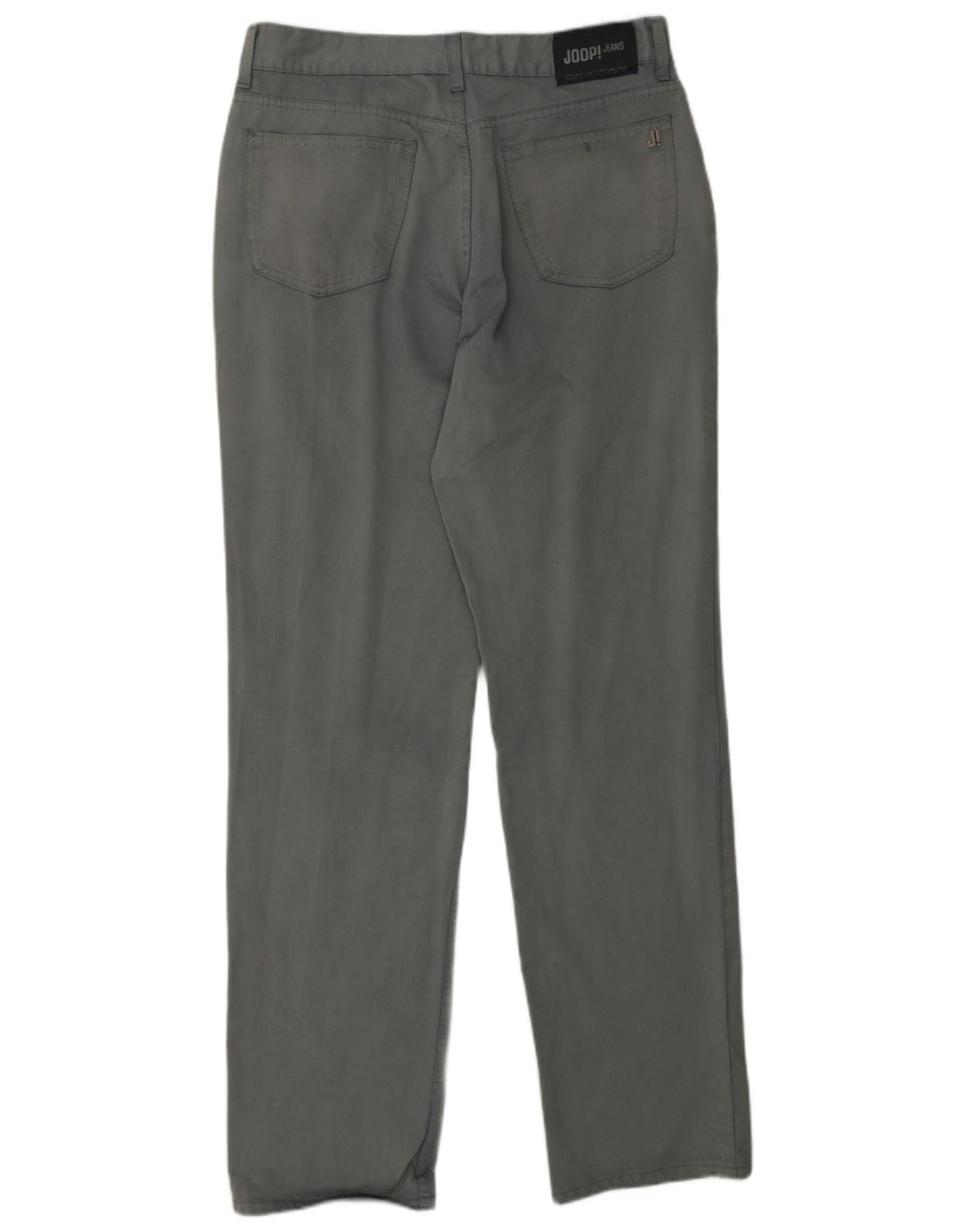 JOOP Mens Straight Casual Trousers W34 L36  Grey Cotton Vintage Joop and Second-Hand Joop from Messina Hembry 