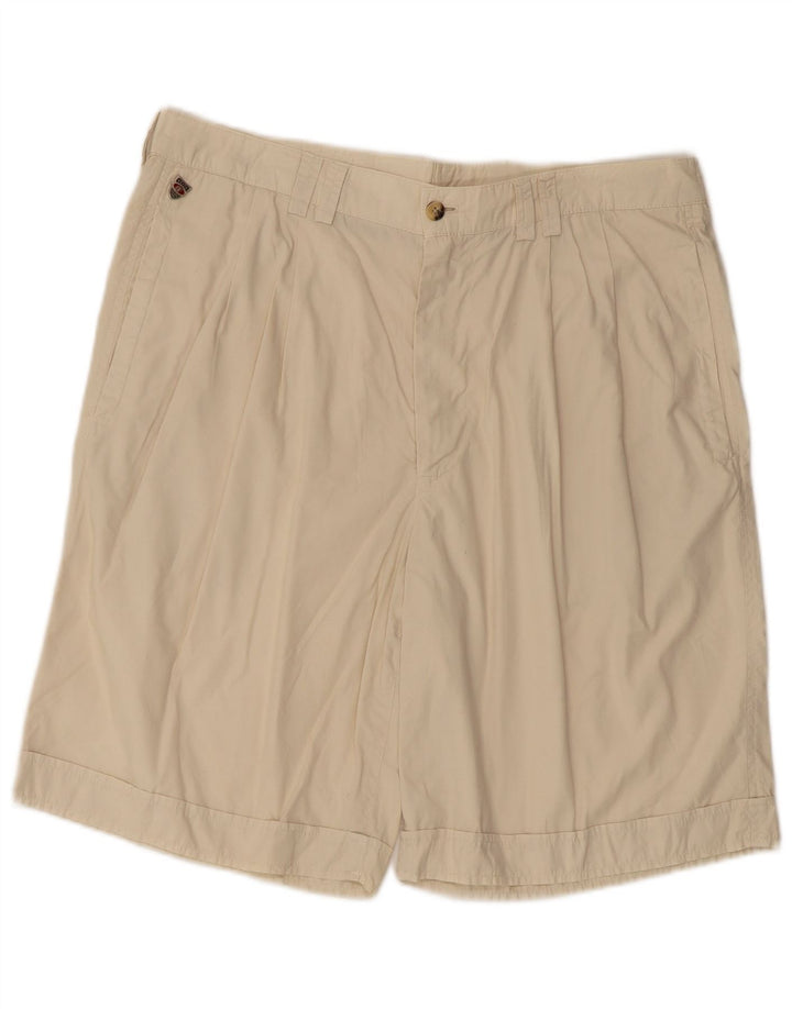 BELFE & BELFE Masculino Pegged Chino Shorts IT 52 XL W36 Algodão Bege