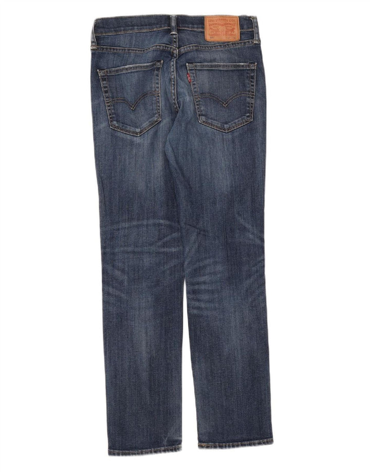 LEVI'S Masculino 511 Slim Jeans W31 L30 Azul Algodão