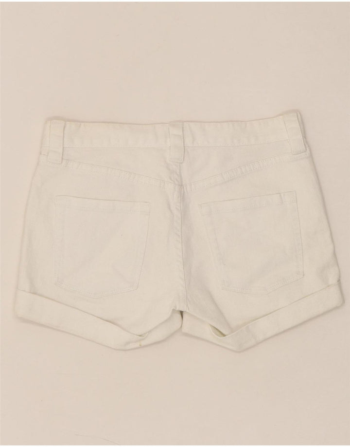 J. CREW Womens Denim Shorts US 0 XS W28  White Cotton Vintage J. Crew and Second-Hand J. Crew from Messina Hembry 
