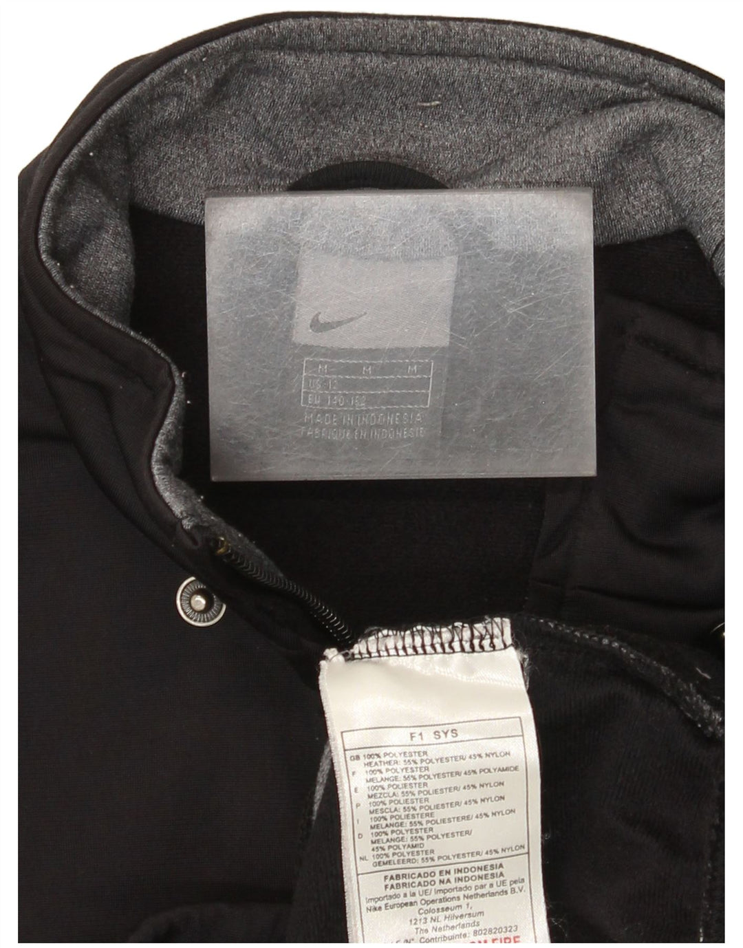 Jaqueta Nike Boys Tracksuit Top 10-11 Anos Médio Preto Colorblock