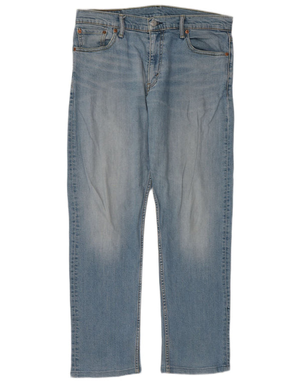 Levi's Masculino 504 Straight Jeans W33 L32 Azul Algodão