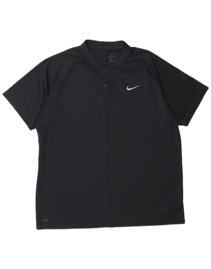 Camiseta masculina Nike Dri Fit Top 2XL poliéster preto