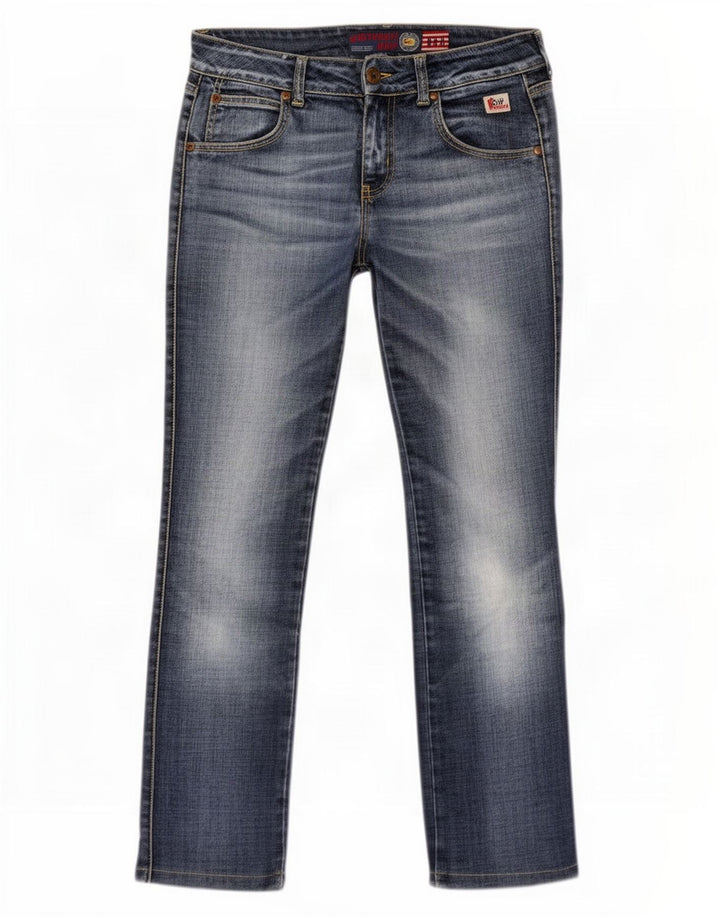 Calça jeans feminina Roy Rogers Seven Bell Slim W27 L29 azul