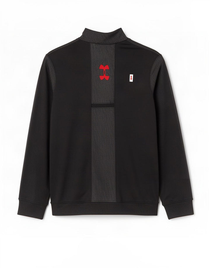 Under Armour Masculino Cold Gear Moletom Jumper Pequeno Preto Colorblock