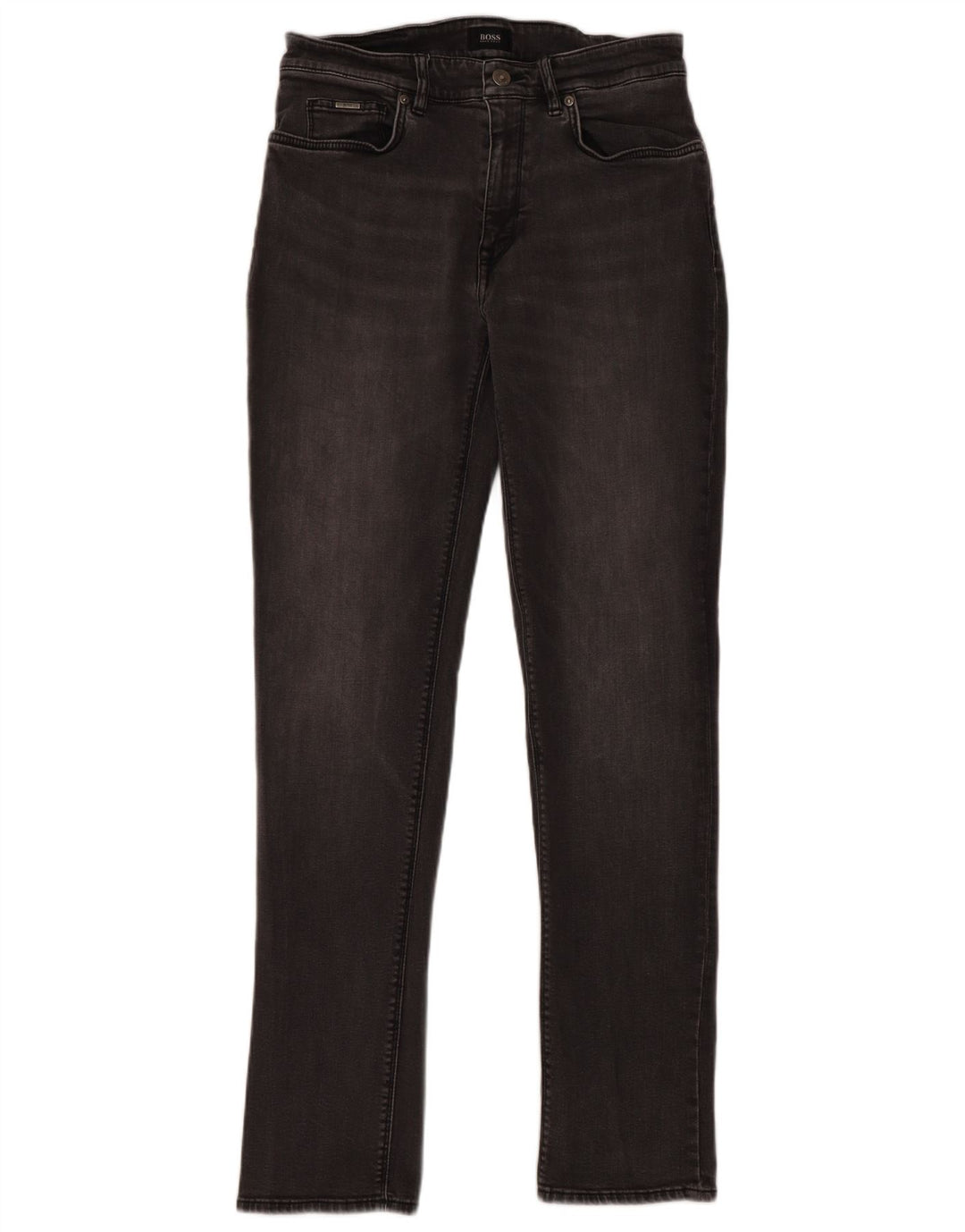 Hugo Boss Masculino Slim Jeans W31 L32 Cinza Algodão