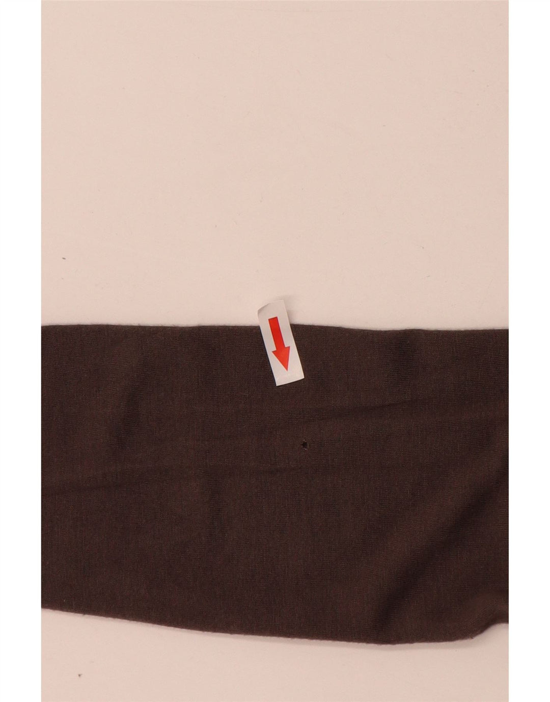 Blusa feminina Trussardi de manga comprida UK 10 bloco cinza pequeno