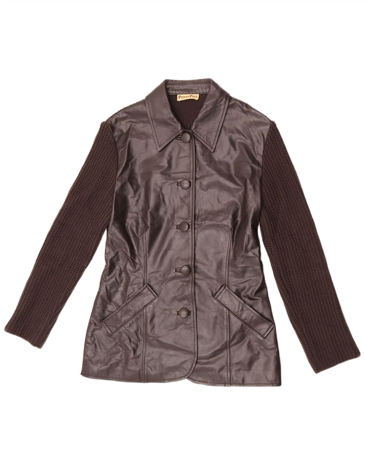 Jaqueta Blazer Feminina Penny Pull com 5 Botões IT 42 Acrílico Marrom Médio