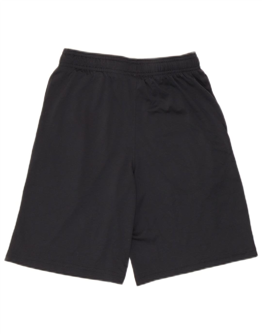 Shorts esportivos gráficos Under Armour Boys 9-10 anos médio preto poliéster