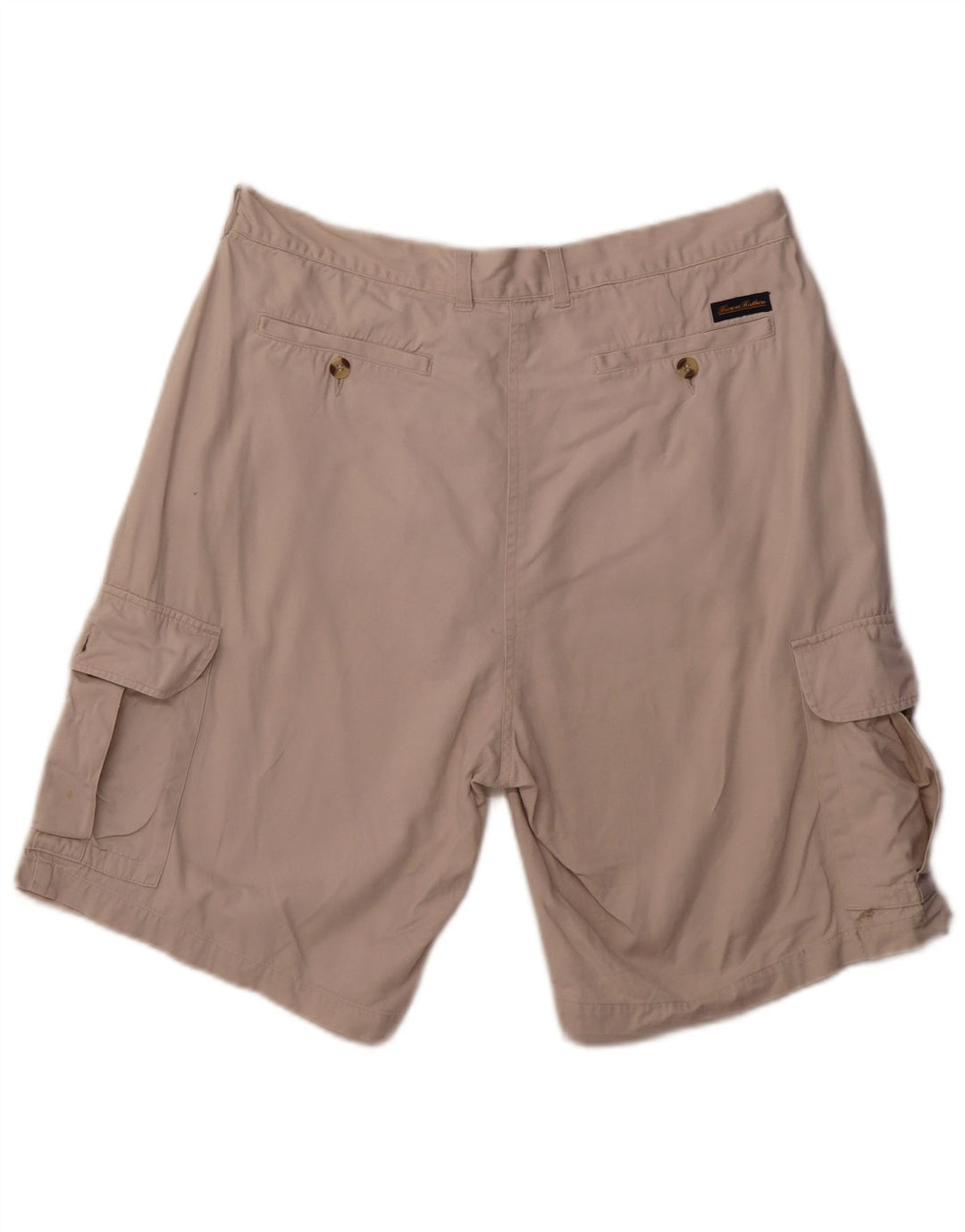 Shorts cargo masculino VINTAGE grande W34 algodão bege