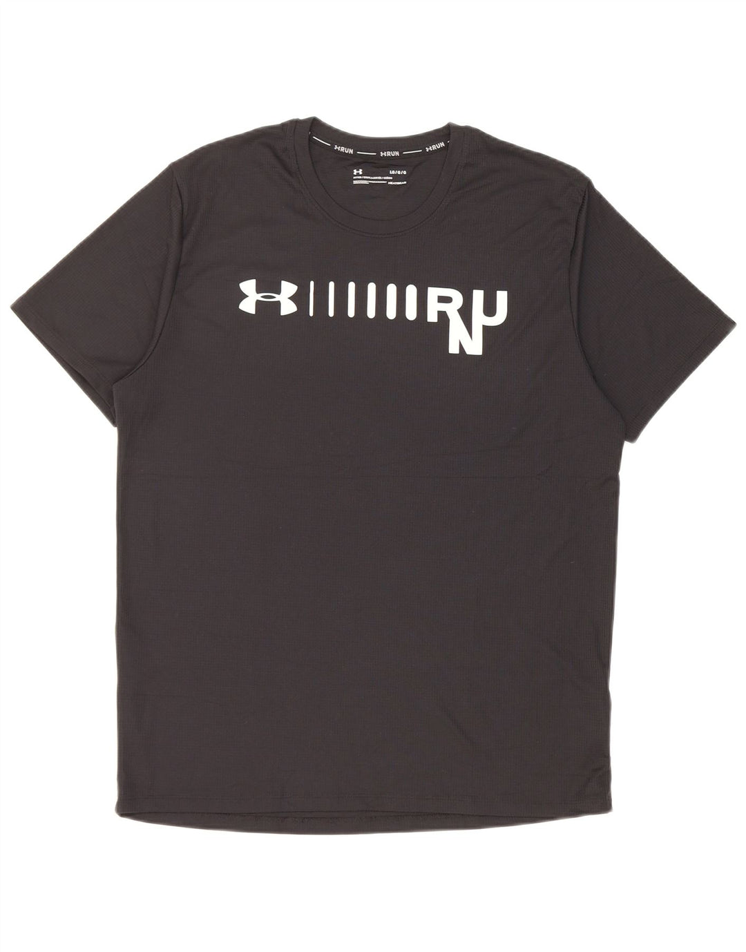 Camiseta masculina Under Armour com estampa gráfica grande poliéster preto