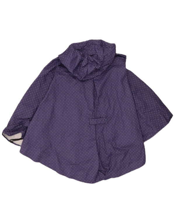 Jaqueta de chuva feminina Poncho com capuz The North Face tamanho único azul marinho manchado