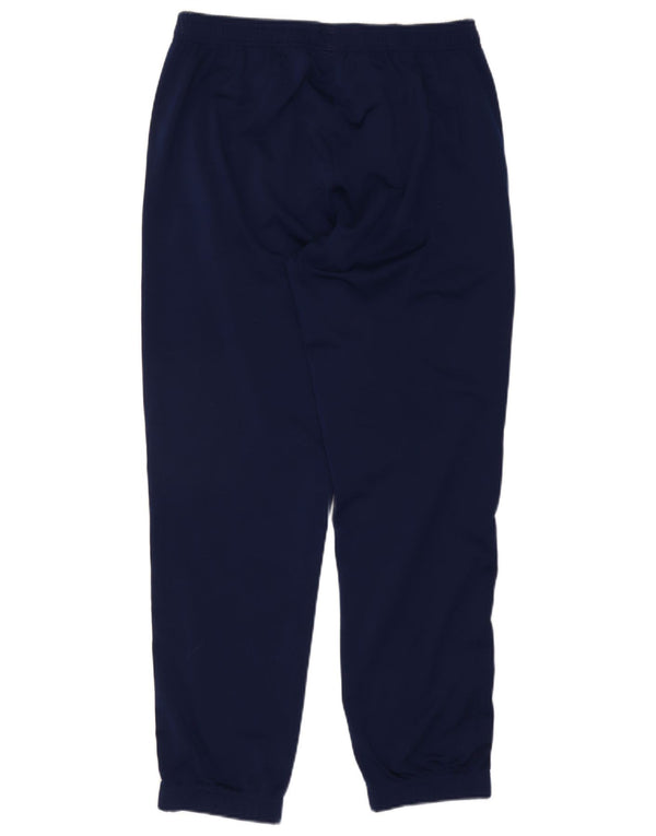 Calças de treino masculinas ADIDAS joggers grandes poliéster azul marinho