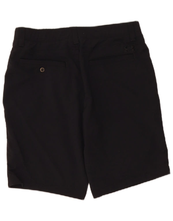 Under Armour Masculino Heat Gear Chino Shorts W34 Grande Poliamida Preta