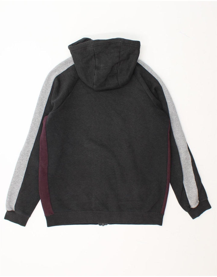 PUMA Mens Zip Hoodie Sweater Small Grey Colourblock Cotton Vintage Puma and Second-Hand Puma from Messina Hembry 