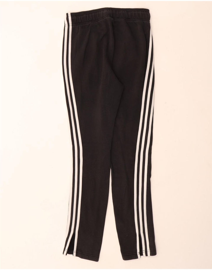 Calças de treino femininas ADIDAS UK 4/6 XS algodão preto