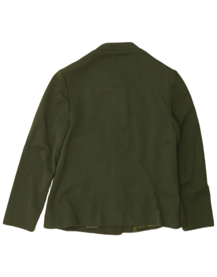 Jaqueta bomber feminina vintage UK 14 verde médio