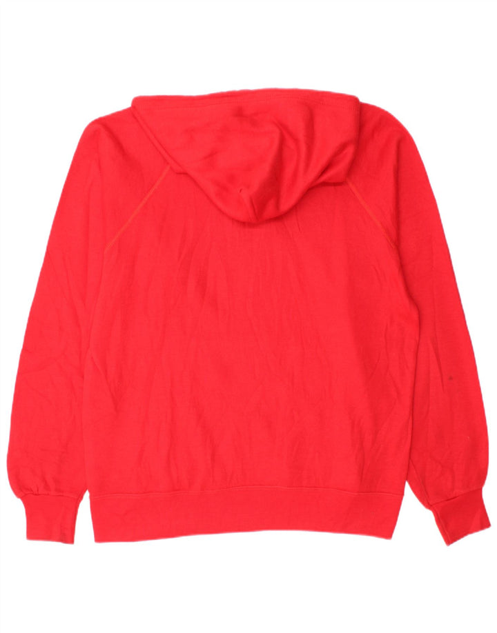 Jumper feminino com capuz gráfico CHAMPION Reino Unido 16 grande acrílico vermelho