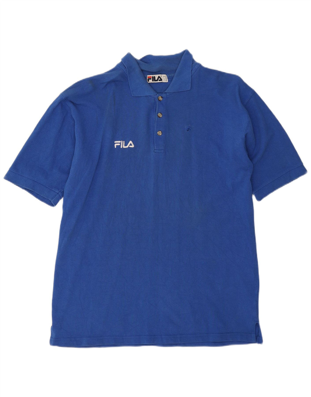 Camisa polo masculina Fila XL azul algodão