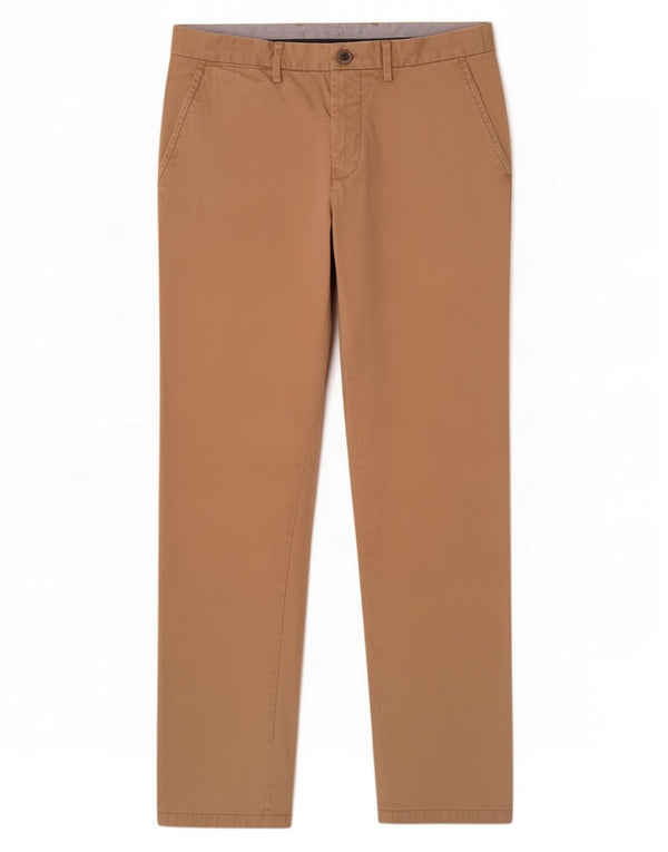 Tommy Hilfiger Calça Chino Masculina Reta W32 L32 Algodão Bege