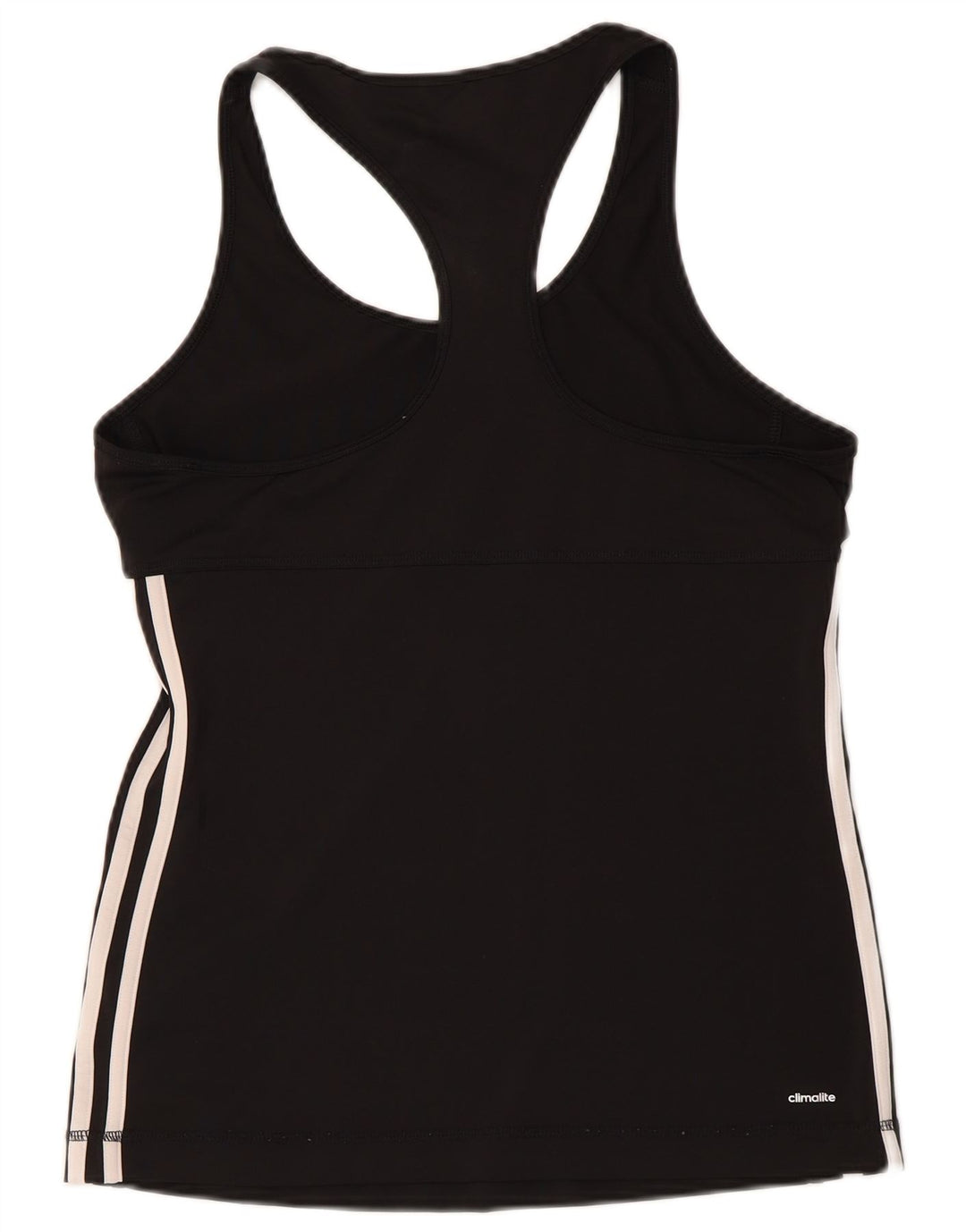 Adidas Womens Climalite Vest Top UK 12/14 Médio Preto Poliéster