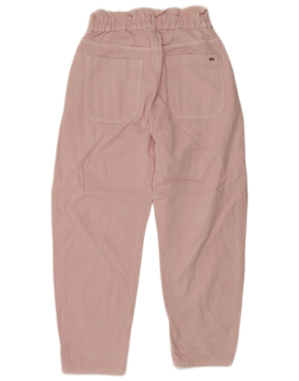 Zara Calça Chino Cônica Feminina Cintura Alta EU 40 Médio W30 L26 Rosa