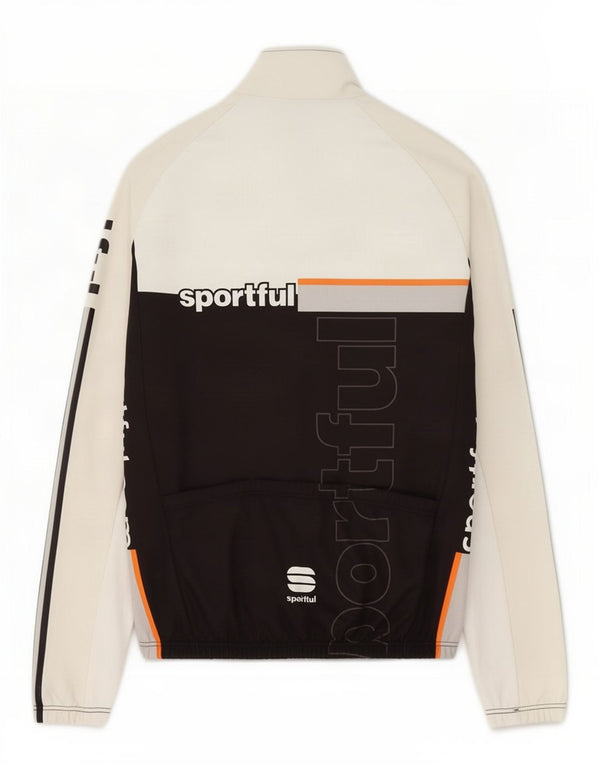 Sportful Mens Graphic Tracksuit Top Jacket XL Branco Colourblock Poliéster