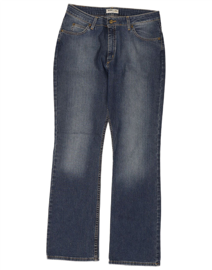 LEE Feminino Cameron Bootcut Jeans W34 L33 Azul Algodão