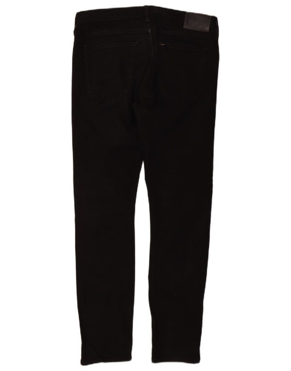Lee Mens Luke Slim Jeans W33 L32 Algodão Preto