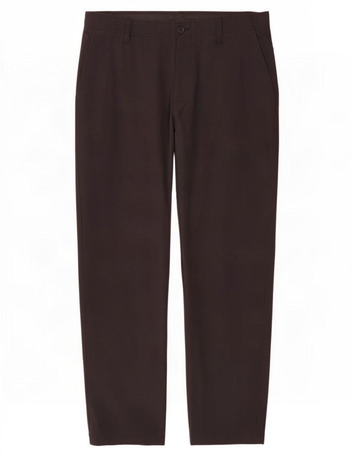 Under Armour Mens Slim Chino Calças W36 L32 Poliéster Preto