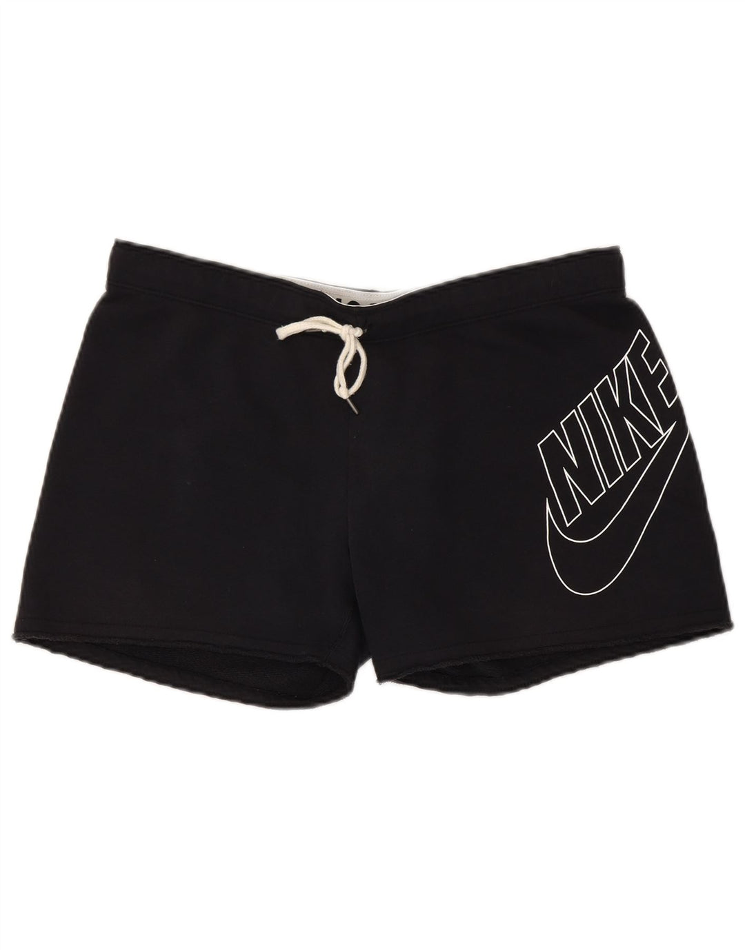 Shorts esportivos gráficos masculinos NIKE de algodão preto médio