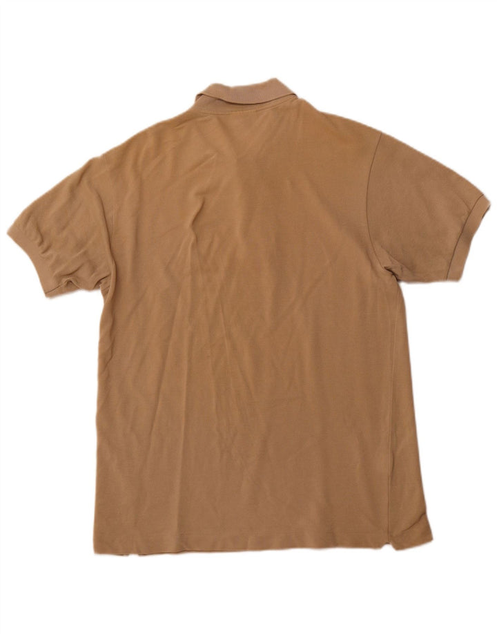 Camisa polo masculina LACOSTE tamanho 4 marrom médio