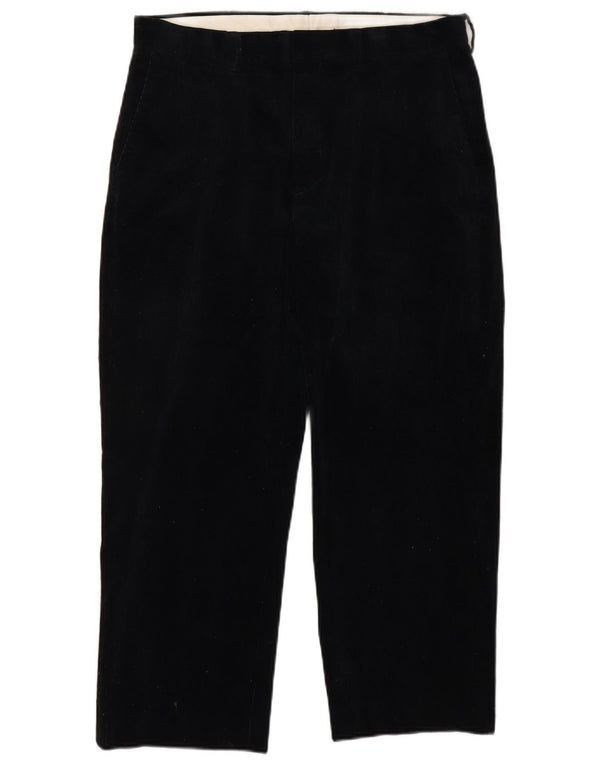 Polo Ralph Lauren Calça masculina reta de veludo W36 L26 algodão azul marinho