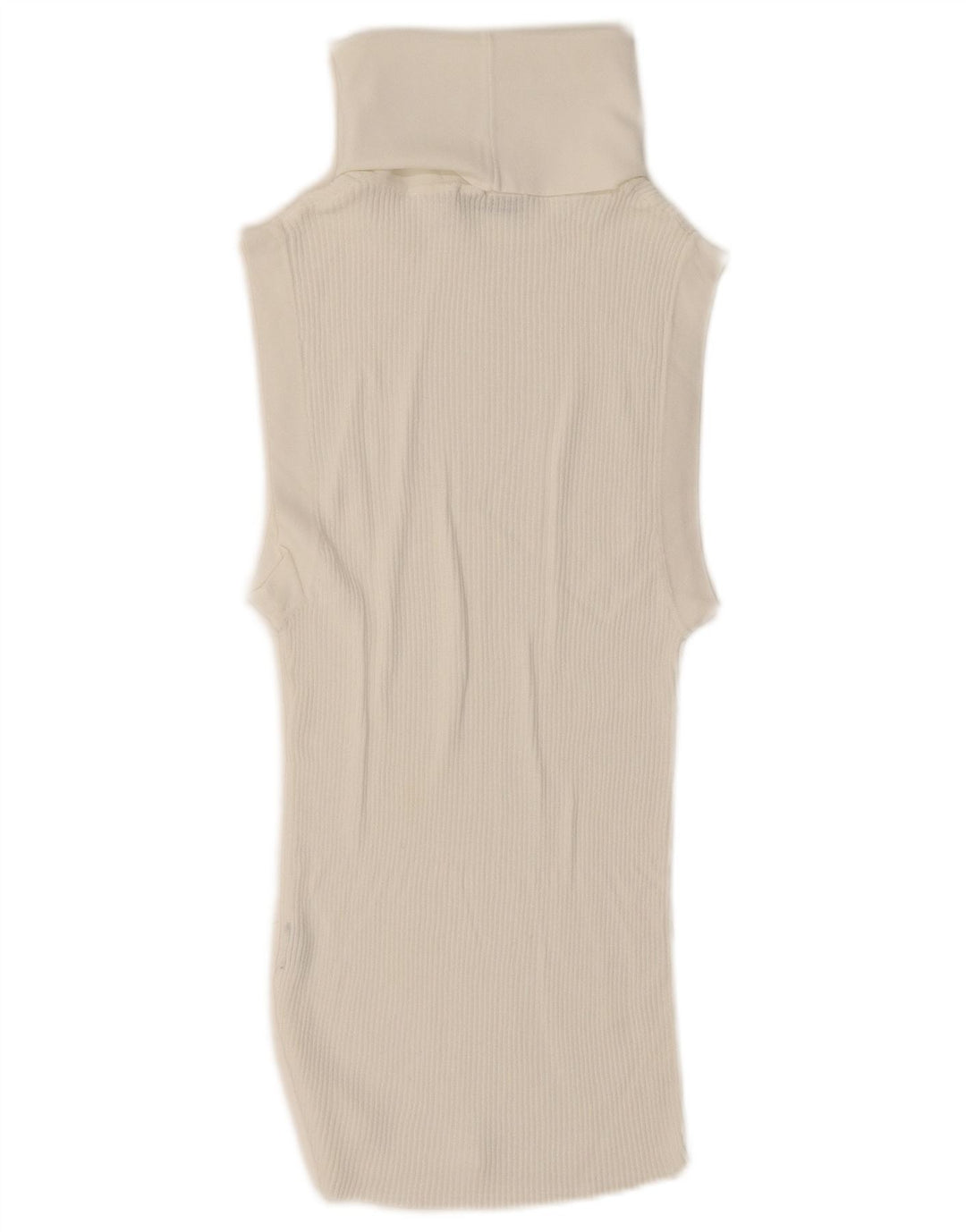 Zara Womens Vest Tank Top UK 14 Grande Branco