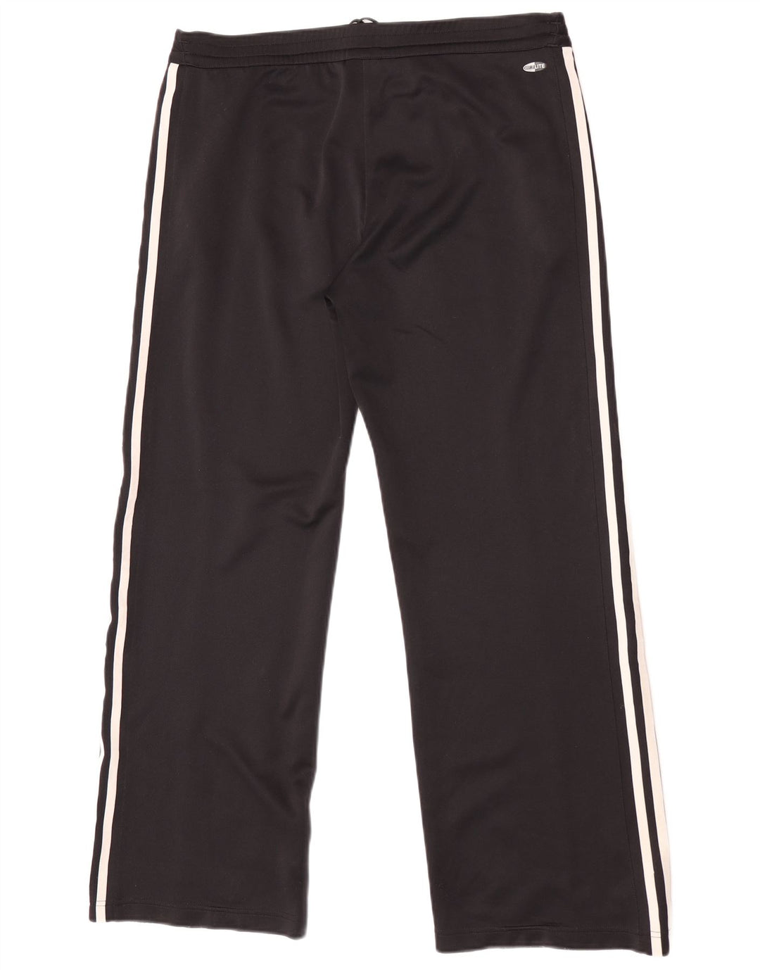 Calça de treino feminina Adidas UK 14 grande poliéster preto